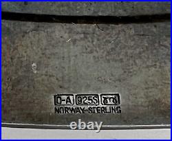 David Andersen Norway Sterling Silver Enamel Pin Brooch 89376