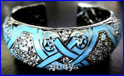 MATTHEW CAMPBELL LAURENZA Sterling Silver Fine Enamel Gemstone Bracelet