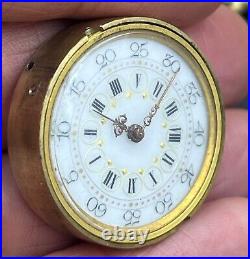 Ornate sterling silver gold gilding enamel clock Import Hallmarks London 1891