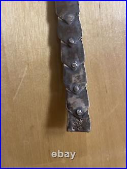Rare Vintage Taxco Sterling Silver Enamel Snake Choker 16 Necklace
