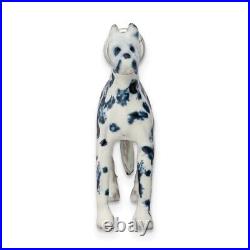 Sterling Silver Enameled Great Dane Charm Pendant For Women