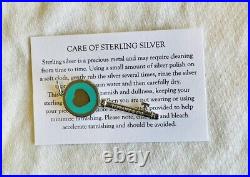 Tiffany & Co Sterling Silver Enamel Tiffany Blue Heart Key Pendant