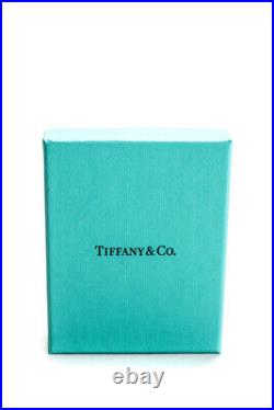 Tiffany & Co Womens Sterling Silver Enamel Heart Tag Charm Pendant 3g 0.75