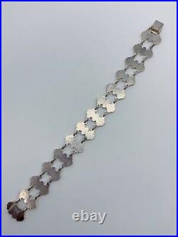 VTG Volmer Bahner Denmark Sterling Silver Enamel Bracelet 24.9g #ycs